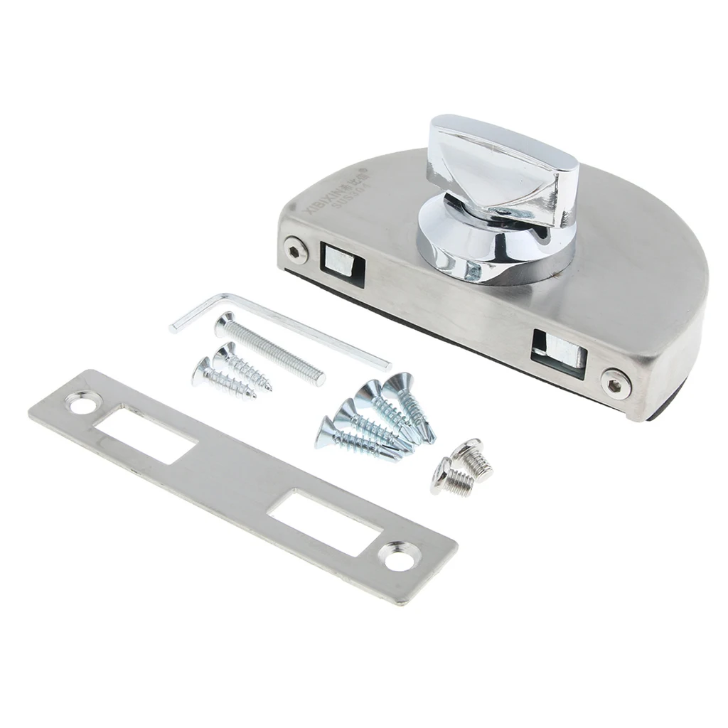 Hot sale Stainless Steel Glass Door Lock Open /Close Door Latch Locks Home Hotel