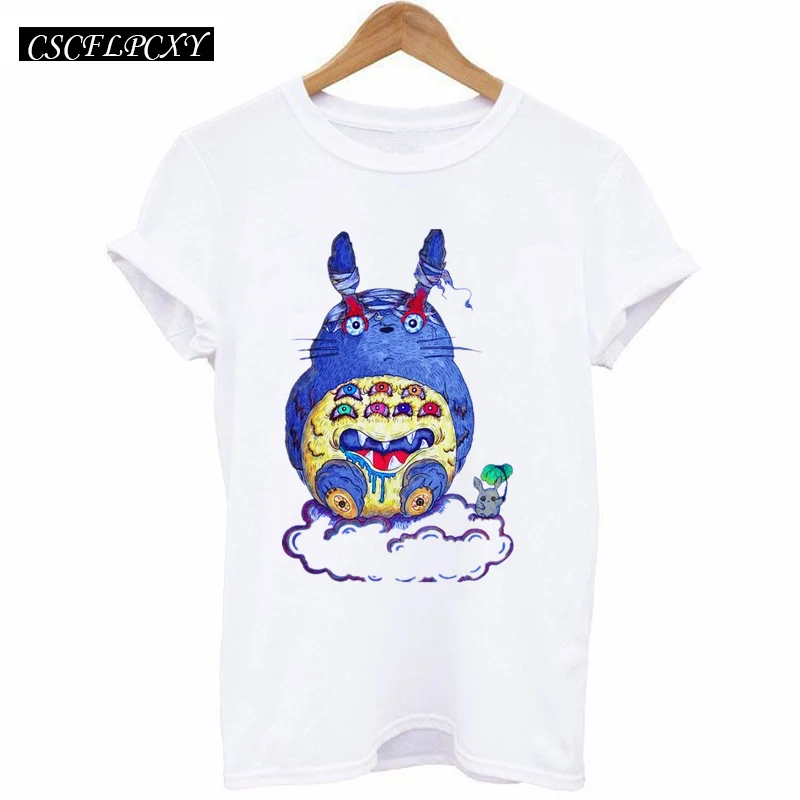Fashion-2016-Slim-T-shirt-Women-Summer-Tops-Cartoon-Neighbor-Totoro-Print-T-Shirt-Plus-Size.jpg_640x640 (5)