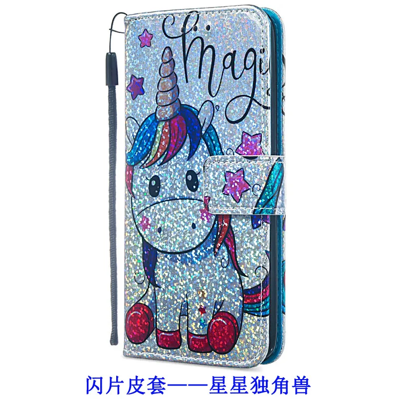 Bling подставка чехол для huawei Honor 8A Pro Чехол с милой из искусственной кожи с откидной крышкой Honor8A 8 JAT-LX1 JAT-L29 JAT-L41 бумажник чехол s JAT LX1 L29 - Цвет: NO.6