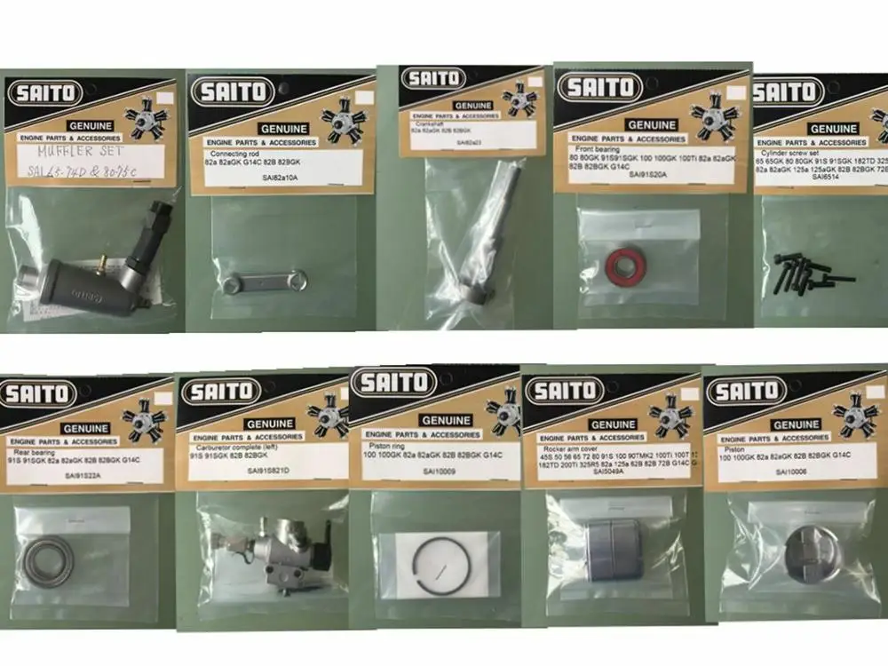 

Saito Engines 4-stroce cycle FA-82 Parts For the model engine RC Airplane