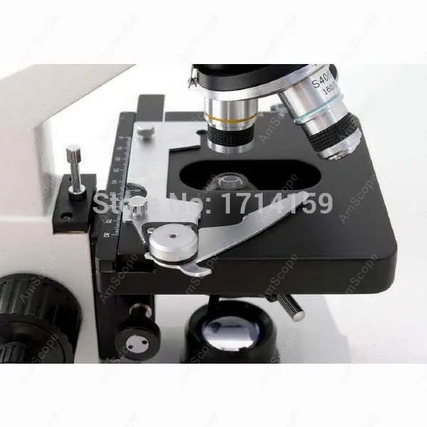 AmScope 40X 800X студенческий составной Микроскоп + 3D Механическая сцена USB камера|camera