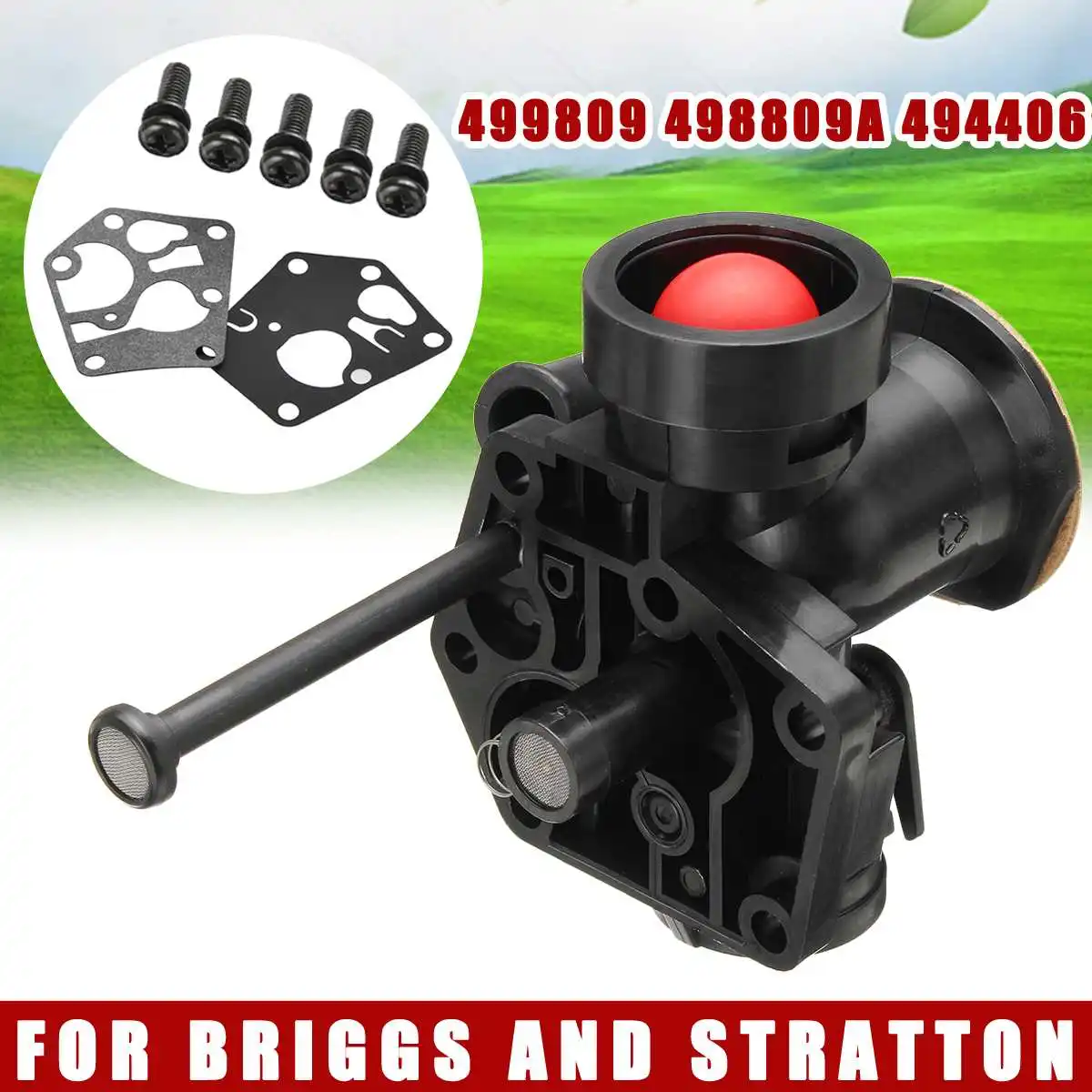 Триммер карбюратор в сборе ДЛЯ Briggs And Stratton 499809 498809A 494406