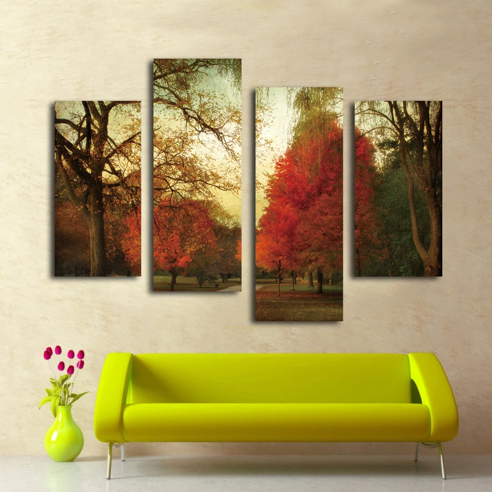 

Natural landscape scenery picture on living room hot selling canvas wall art gift