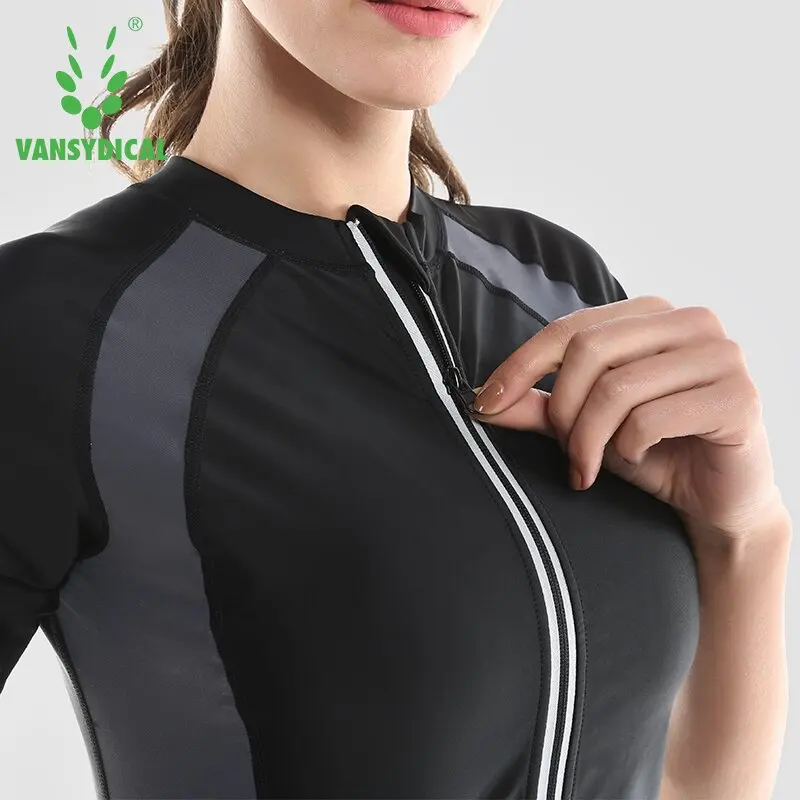 Женская спортивная куртка Vansydical теплая для бега занятий йогой фитнесом