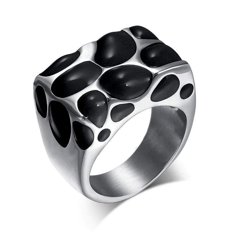 Meaeguet,, обручальные кольца из нержавеющей стали для мужчин и женщин, обручальные кольца из нержавеющей стали, эмалированное кольцо, ювелирные изделия - Цвет основного камня: RC002B