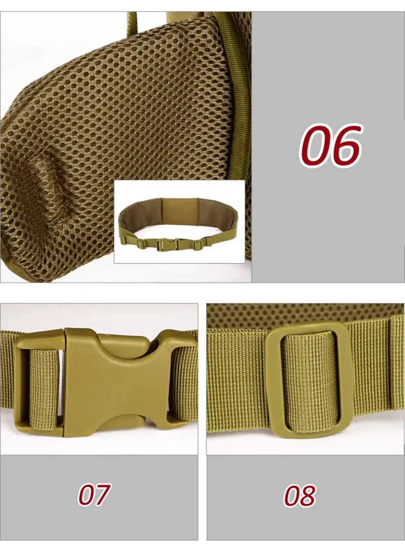 Bolsa de Desporto Mochila de Escalada dos Homens ao ar Mochila de Viagem Mochila Militar Quente Braço Livre Camuflagem Tático Multifuncional Xa982wd 55l 14 Mochilas escal.
