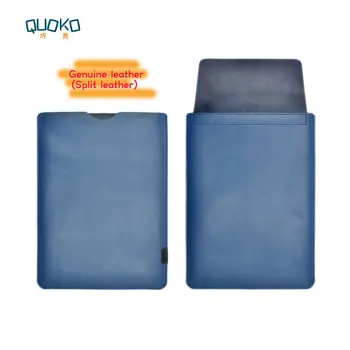 Arrival selling ultra-thin super slim sleeve pouch cover,Genuine leather laptop sleeve case for Dell XPS 13 15 9360 9570 envelope laptop bag super slim sleeve pouch cover microfiber leather laptop sleeve case for lenovo yoga 720 13 15 inch