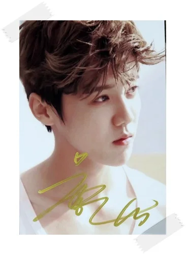Firmado Luhan Lu Han Foto Con Autografo 6 Pulgadas Envio Gratis K Pop 6 Versiones 112017c Version Aliexpress aliexpress es