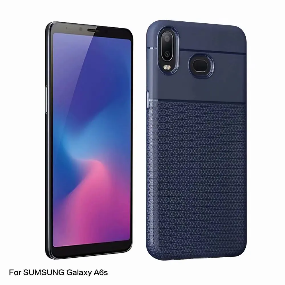 Ультратонкий чехол для телефона samsung Galaxy A6s TPU силиконовый чехол