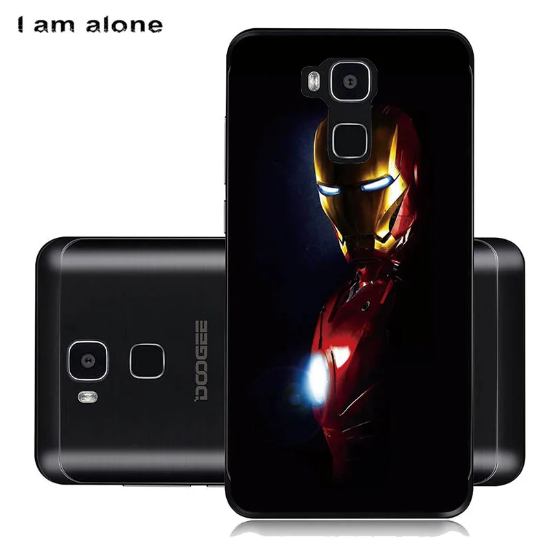 Чехлы для телефонов I am alone Для Doogee Y6 5,5 дюймов, мягкие сумки из ТПУ для мобильных телефонов с рисунком, модные чехлы для Doogee Y6