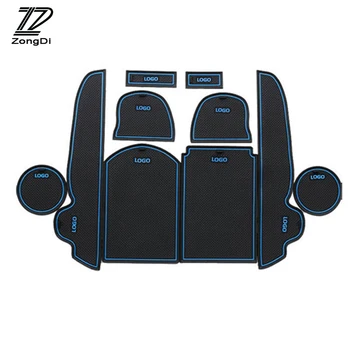 

ZD 1set Car Non-Slip Interior Door cup cushion Mat For Toyota RAV4 Accessories 2009 2010 2011 2012 2013 2014 For Toyota RAV 4