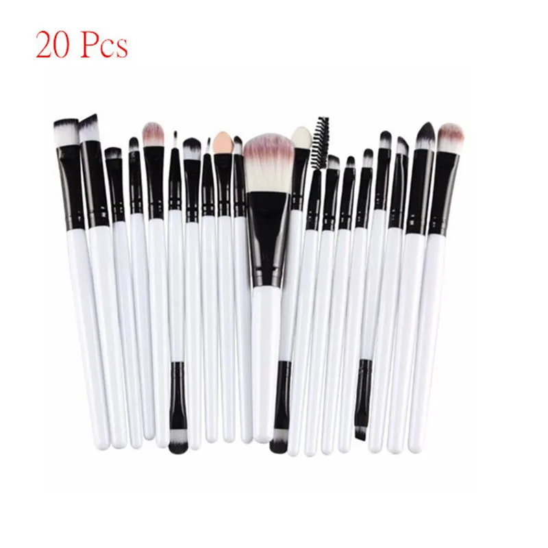 

natural makeup brushes eye Makeup Brushes Set professional tools Make-up Toiletry Kit Wool Make Up Brush Set kit de pinceis #y4