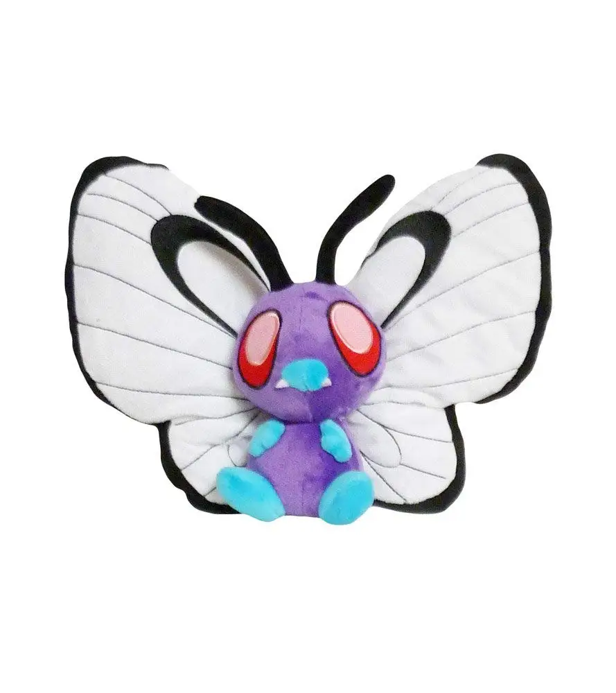 

1 Pcs 20cm*25cm Nice Soft Evee Action Stuffed Figure Plush Doll Toys for Funs Gift 10-inch Butterfree Butterfly
