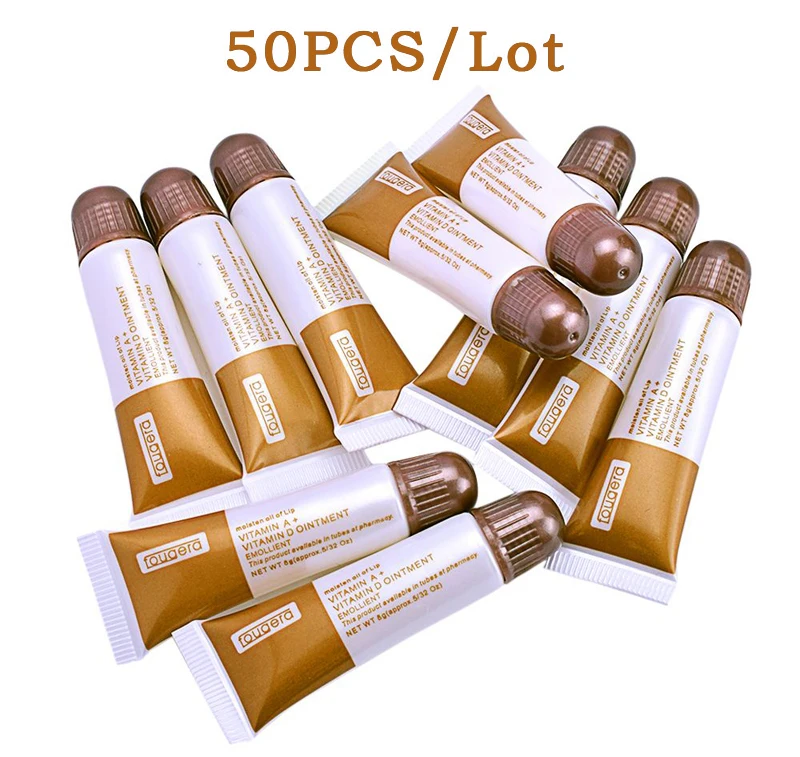 

50pcs / pack Permanent Makeup Repair Gel Tattoo Nursing Ointment A & D Anti Scar Tattoo Aftercare Cream for Eyebrow and Lips