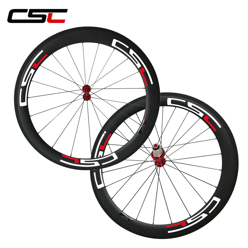 

CSC Only 1460g Ceramic Bearing Hub 60mm 23mm Tubular wheels bike carbon road wheelset sapim cx ray spokes