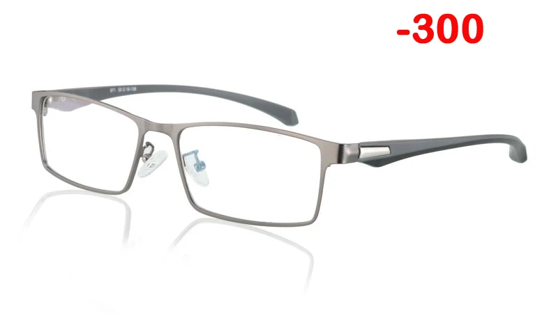 ISENGHUO солнцезащитные фотохромные очки для близорукости, оптические мужские очки для студентов, очки для близорукости, оправы для очков по рецепту-1,0-4,0 - Цвет оправы: Лимонно-желтый
