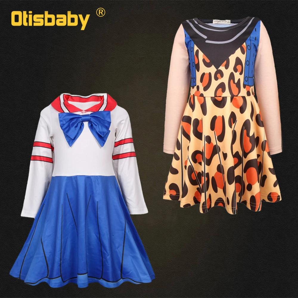 

Autumn Kids Floral Lol Dress Little Girls Lol Birthday Party Dress Kids Long Sleeve Casual Sailor Dress Milk Silk Girls Clothing