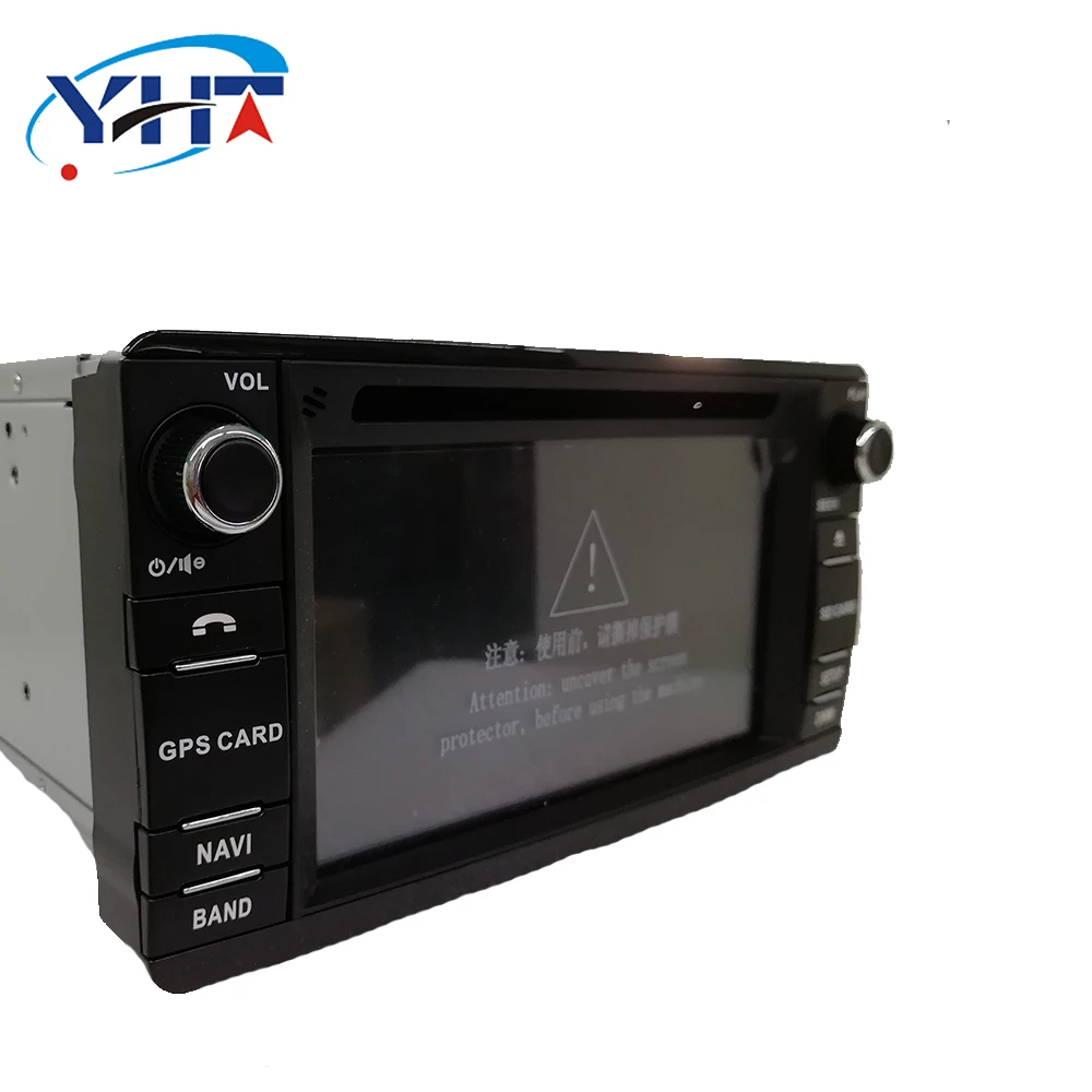 Best 2din 6.2" Quad Core 1+16G Android 8.1 Car Stereo Radio DVD Player with Steering Wheel Control 800*480 for Mitsubishi Outlander 1