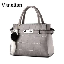 2016 New Arrival Fashion Brand PU Leather Casual Tote Bag for Women Handbag Large Capasity Shoulder Bag Ladies Messenger Bag