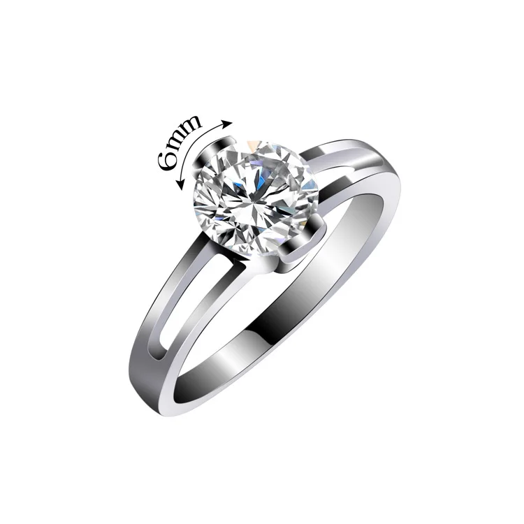 Korean Zircon Engagement Wedding Rings For Women Bijoux Aneis Ouro