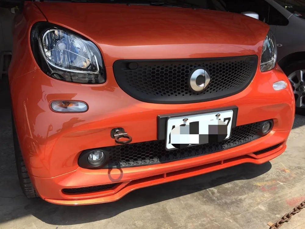 Для Benz Smart Fortwo Forfour 453 Неокрашенная Передняя Задняя губная сторона юбки переднее заднее крыло клеш Комплект кузова задний спойлер бампер