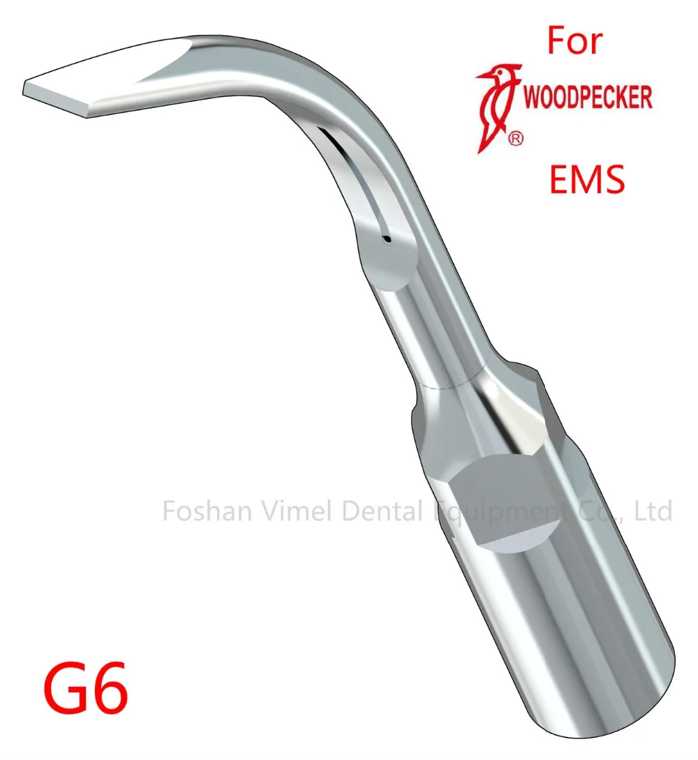 5Pcs Ultrasonic Scaler Scaling Tip G6 For Woodpecker EMS Handpiece