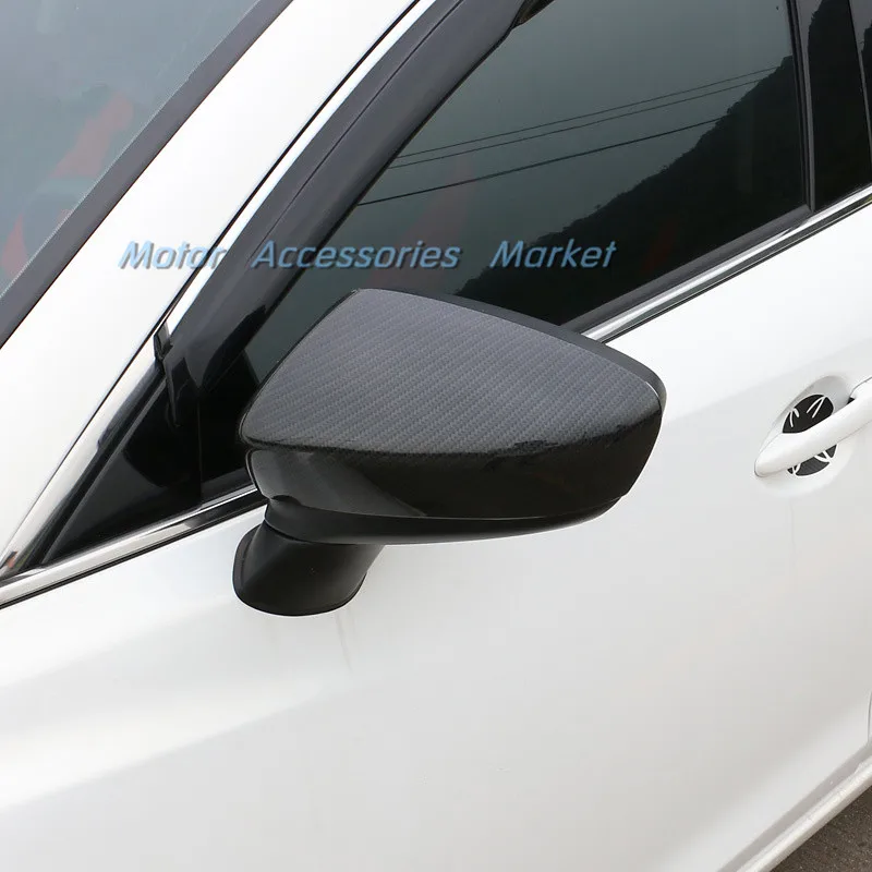 

New Carbon Fiber Print Door Mirror Cover Trim for Mazda 6 2014 2015 2016 2017 2018
