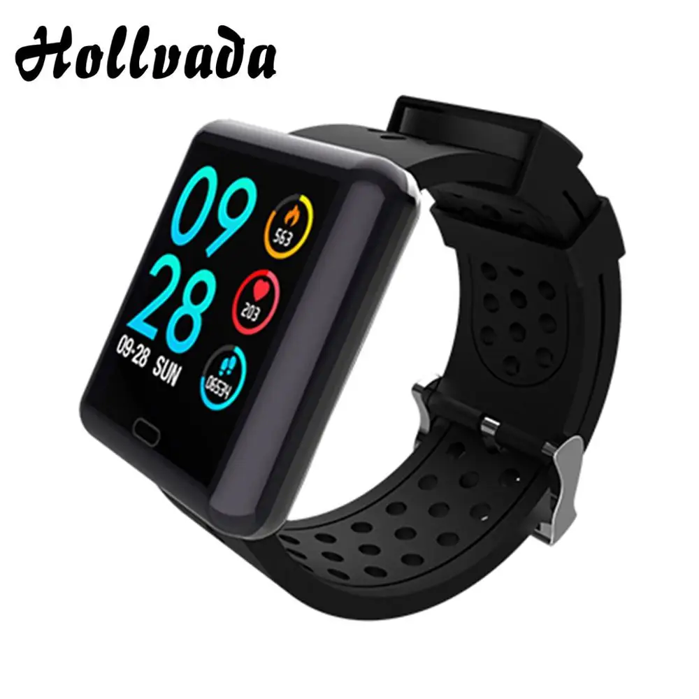 

Hollvada New Super Long Standby Smart Watch Blood Pressure Heart Rate Monitor IP67 Fitness Bracelet Watch Men Women Smartwatch