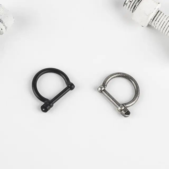 Vintage D Shape Stainless Steel Horseshoe Men Ring Driver Vintage D Shape Stainless Steel Horseshoe Men Ring Driver Rings For Women Party Punk Cool