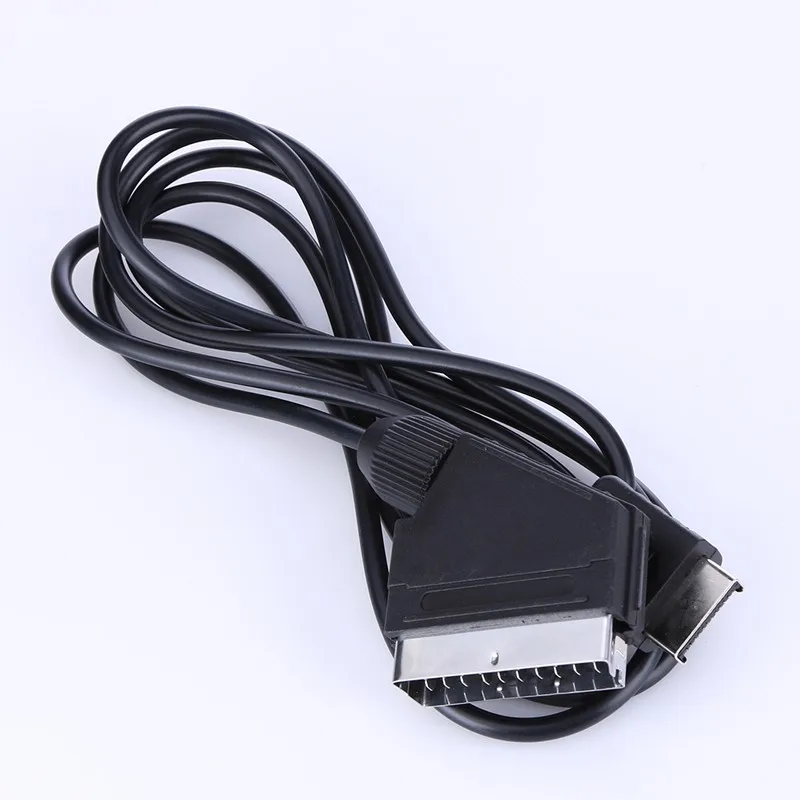 1PC1. 8 м av-кабель RGB SCART кабель ТВ AV свинцовый сменный Соединительный кабель для sony Playstation PS1 PS2 PS3 для PAL/NTSC консолей