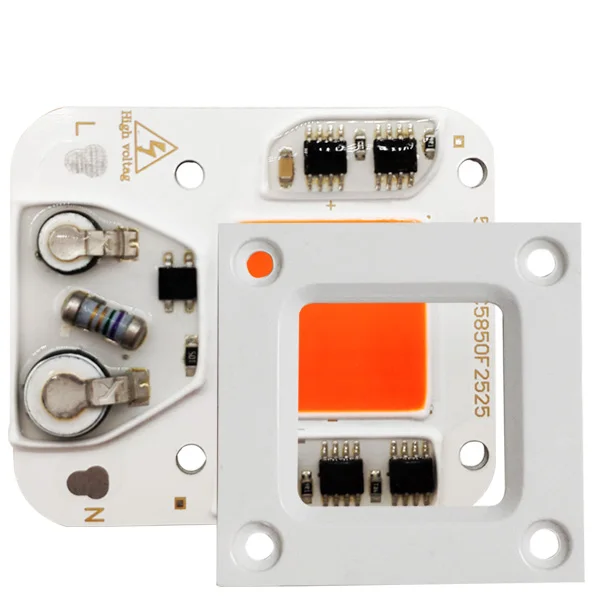 30 Вт 50 Вт 100 Вт светодиодный COB чип переменного тока 110 В 220 в 230 В Smart IC DIY светодиодный светильник с бусинами для Светодиодный прожектор Точечный светильник теплый белый холодный белый светильник для выращивания - Испускаемый цвет: Full Spectrum