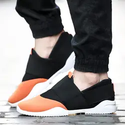 2018 Новые лоскутные дышащие кроссовки для мужчин модные кроссовки легкие сетчатые спортивные прогулочные туфли беговые Homme