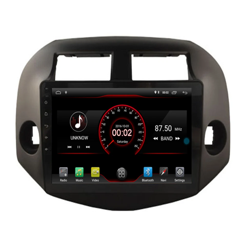 

Android 9.1 car dvd gps player For multimedia Toyota RAV4 2005-13 car dvd navigation radio video audio car player no 2 din