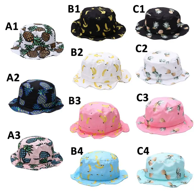 

Summer Outdoor Fishing Caps Sunshade 100% Cotton Women Bucket Sun Hat