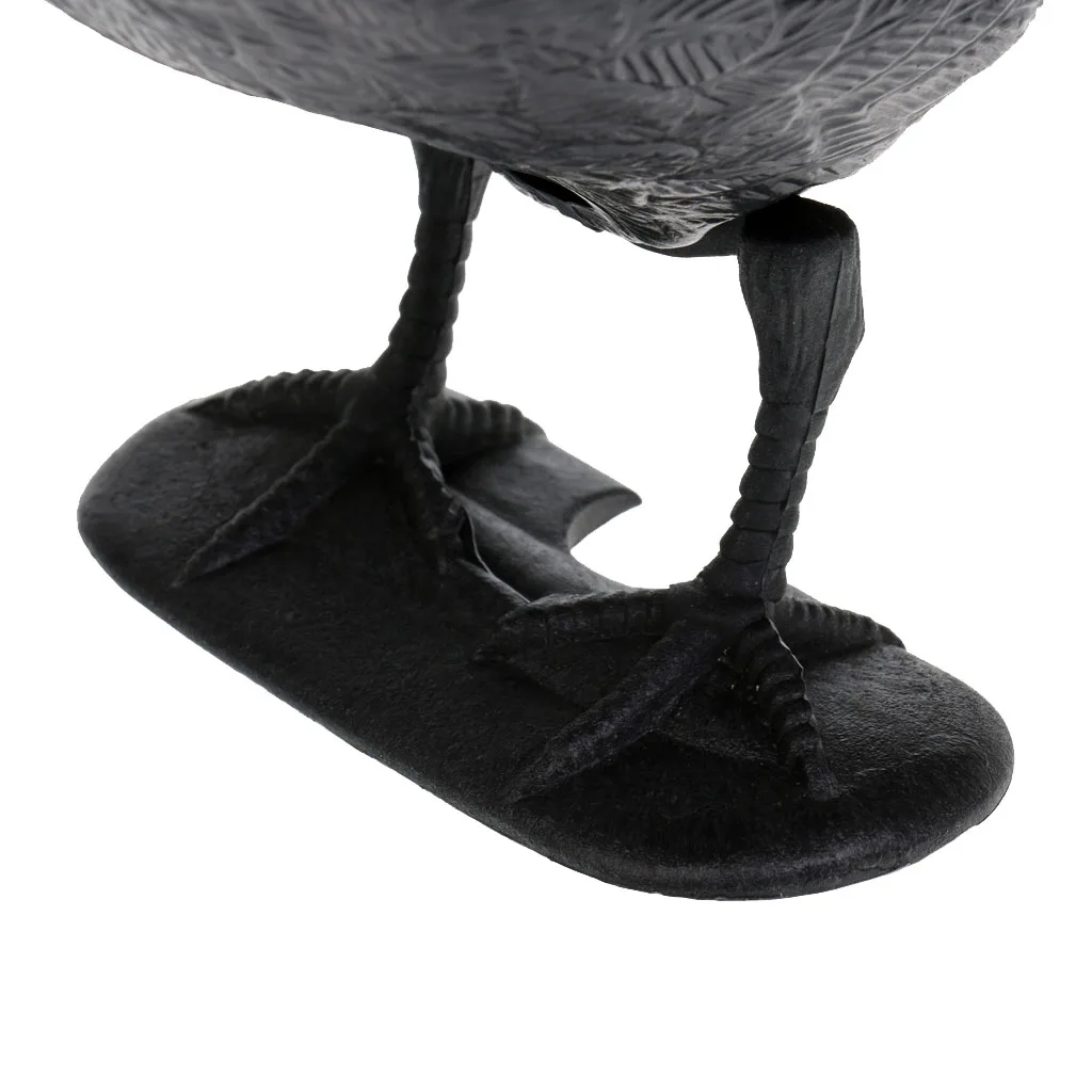 Perfeclan 1 Pair Full Body Crow Raven Hunting Decoy Scarer Greenhand Gear Crow Hunting Decoy Crow Bird Scarer