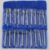 ZtDpLsd 20Pcs/Lot 3.0mm Shank Diamond Grinding Burrs Mounted Points Rotary Engraving Etching Abrasive Dremel Sintered Burs Head ► Photo 3/3