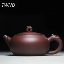 300CC Исин Чайник Китайский кунг-фу чайник ручной работы Фиолетовый Глиняный Чайник с Подарочный набор в коробке dahongpao oolong puer