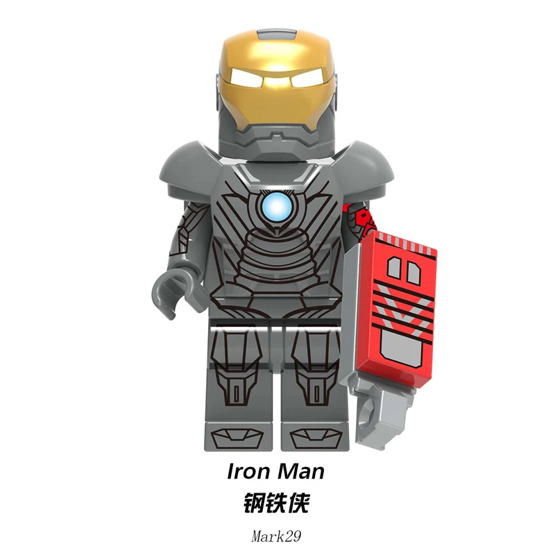 Супер герои Marvel Мстители эндшпиль Железный человек танос Тор военная машина Человек-паук Капитан Америка Халк строительные блоки игрушка X0263 - Цвет: XH1222