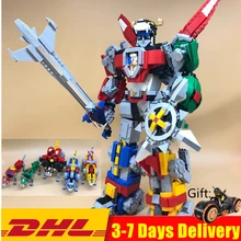 

LEPIN Defender of the Universe Voltron Building Blocks Sets Kits Bricks Movie DC Model Kids Toy Marvel Compatible Legoings 21311