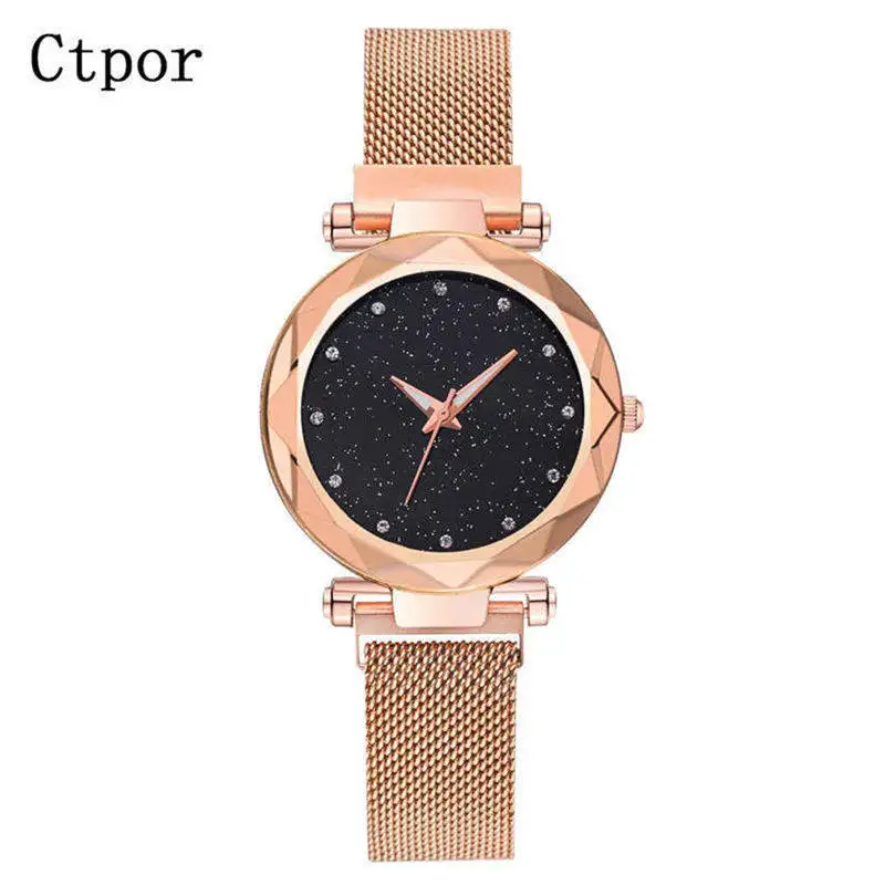 

Fashion Gold Women's Watch 2019 Most popular Style Diamond Fine Bracelet Ladies Wrist Watches Casual Woman Quartz Clock 34mm