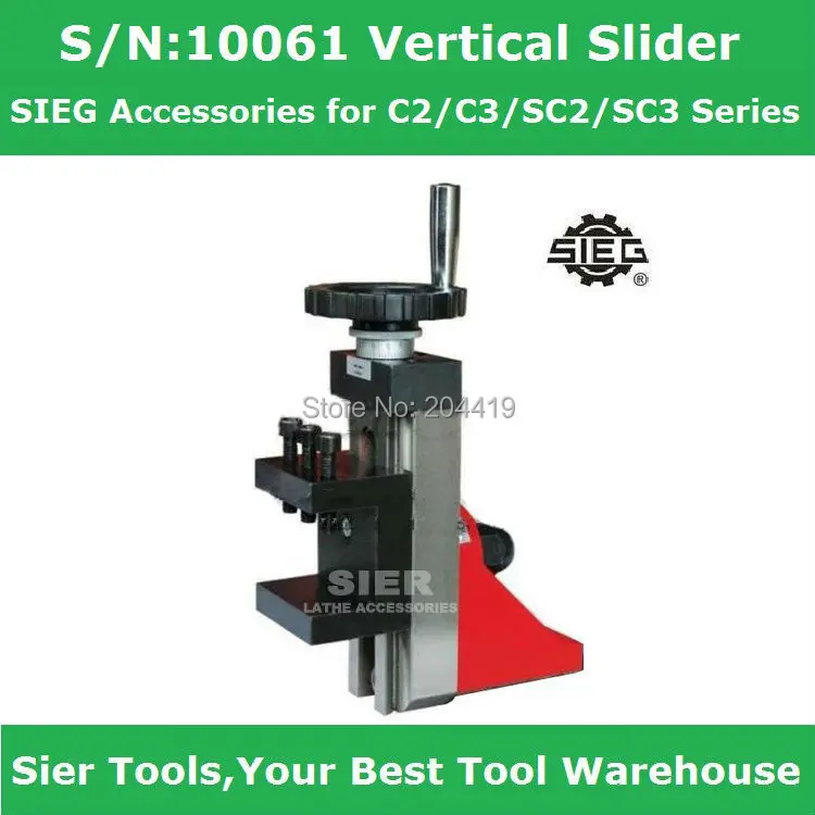 

Lathe Accessories!/S./N 10061 Vertical Slider/SIEG C2/C3/SC2/SC3 Tool Slider/Vertical plate