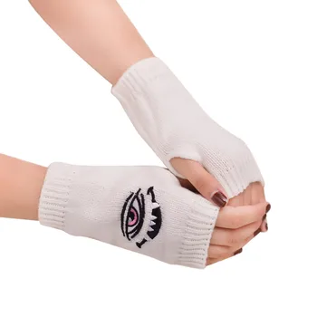 

Women Girl Knitted Arm Fingerless keep Warm Winter Gloves Soft Warm Mitten Comfortable gloves L50/1226