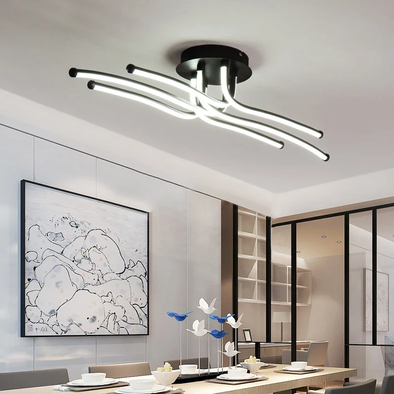 Современные светодиодные потолочные лампы для гостиной, спальни, lustre plafonnier, AC85-265V, luminaria, для дома, деко, потолочные светильники