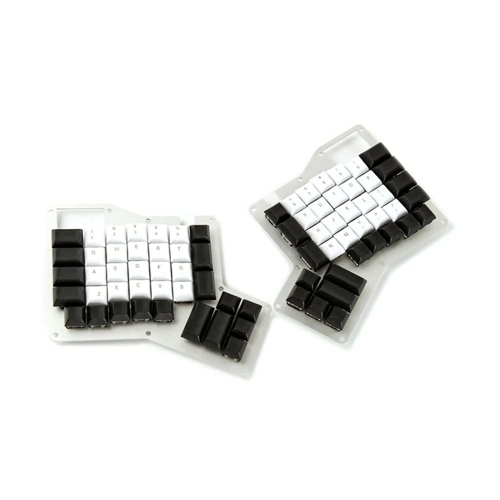 YMDK DSA профиль PBT топ печати пустой Ergodox Keycap Набор для Ergo Ergodox клавиатура