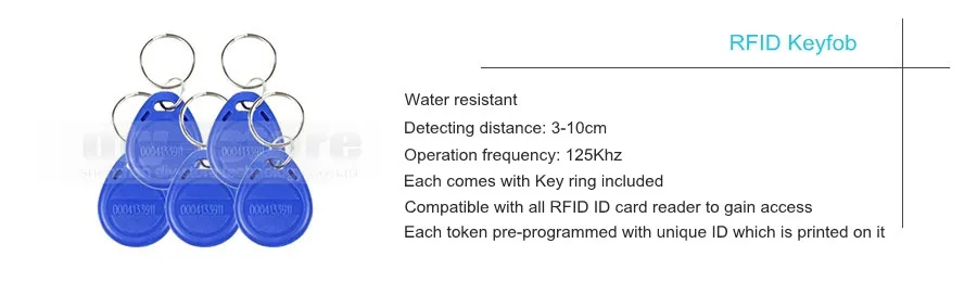 Diysecur Дистанционное управление Touch Панель Подсветка RFID считыватель пароль дверной Управление доступом безопасности Системы комплект