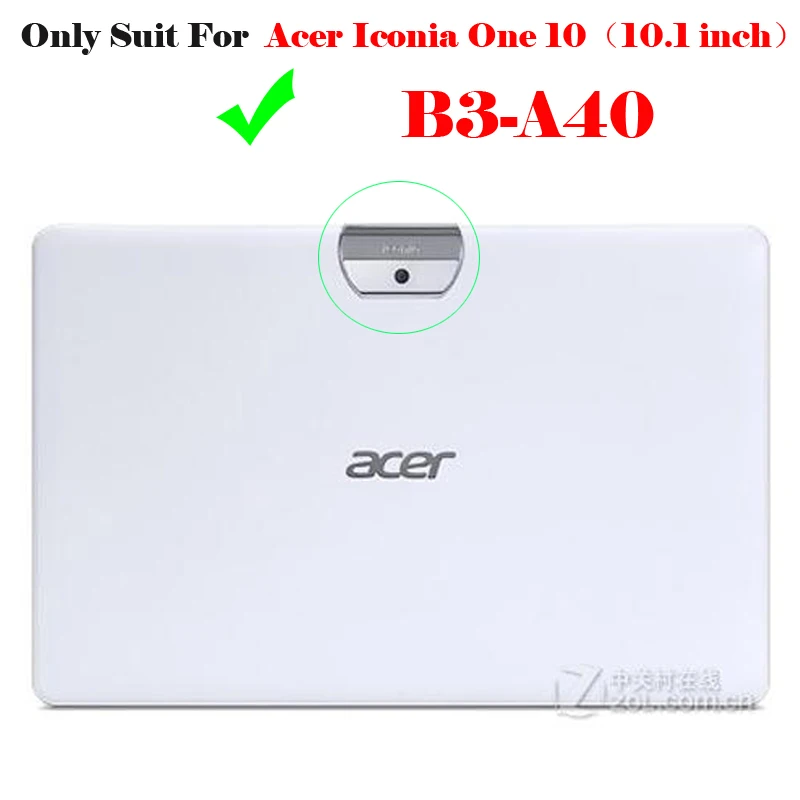 Для acer Iconia One 10(B3-A40) 10 дюймов чехол для планшета для acer Iconia One 10 B3-A40 откидная крышка 3 раза кожаный чехол Fundas+ стилус