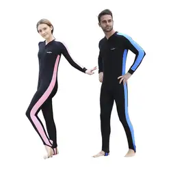 Взрослые водолазные костюмы купальники с длинными рукавами мужские женские серфинг Сноркелинг плавательный гидрокостюм наружные водные