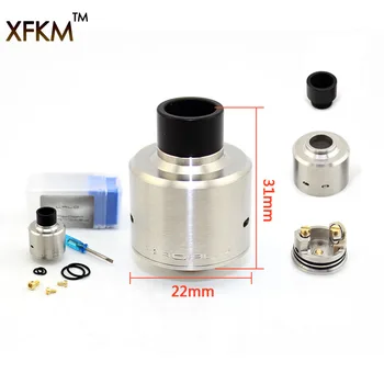 

XFKM Style hadaly 22mm RDA Atomizer Electronic Cigarette 316 Stainless Steel Atomizer DIY Coi Smoke vape Vaporizer drip tip tank