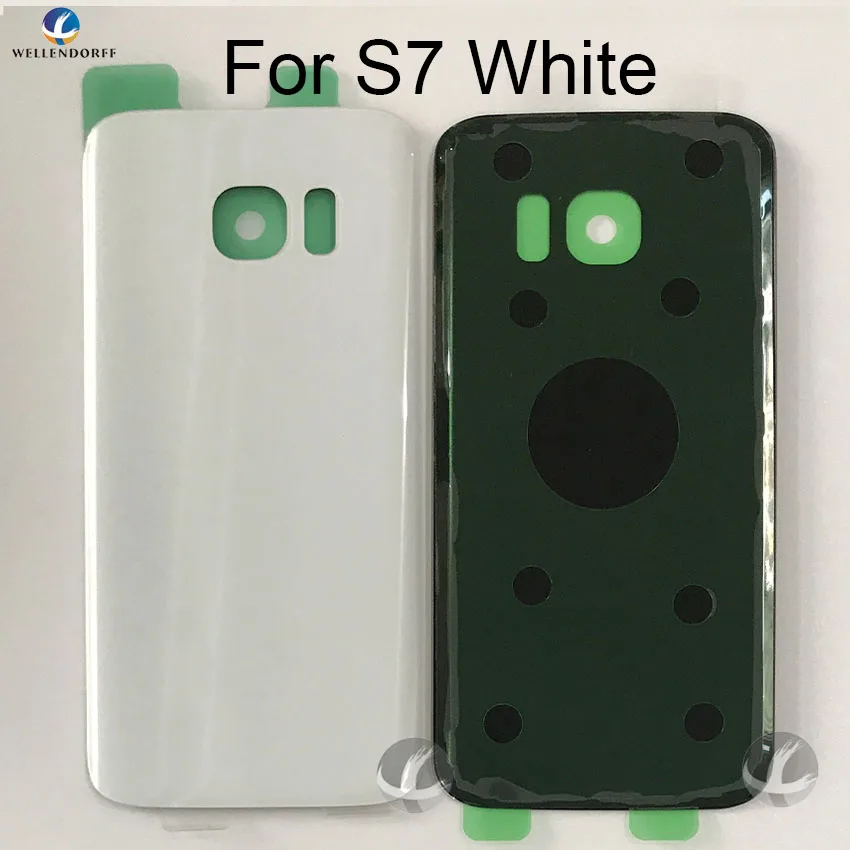 Задний стеклянный корпус + клей для Samsung Galaxy S7 Edge G930 G935F G9350 задняя панель Крышка