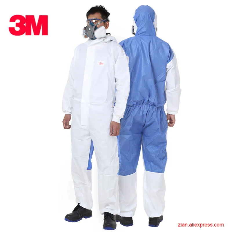 3M 4535 защитная одежда комбинезоны дышащая антипылевая статическая химическая одежда подлинный пестицид краска чистая одежда